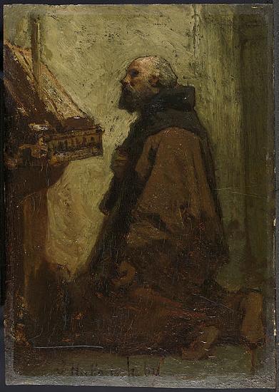 Jacob Maris Praying Monk France oil painting art